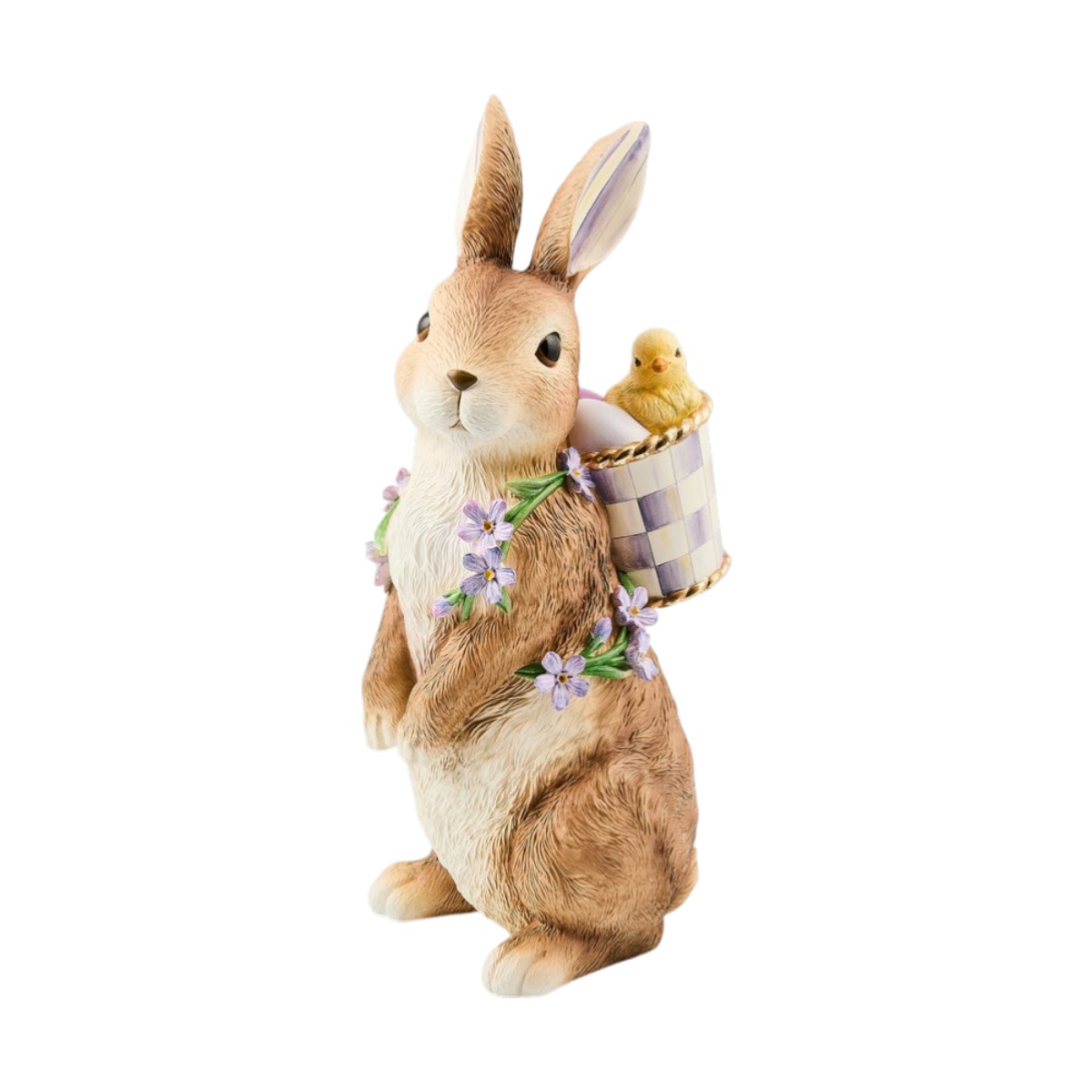 MacKenzie-Childs Pansy Party Bunny With Pack