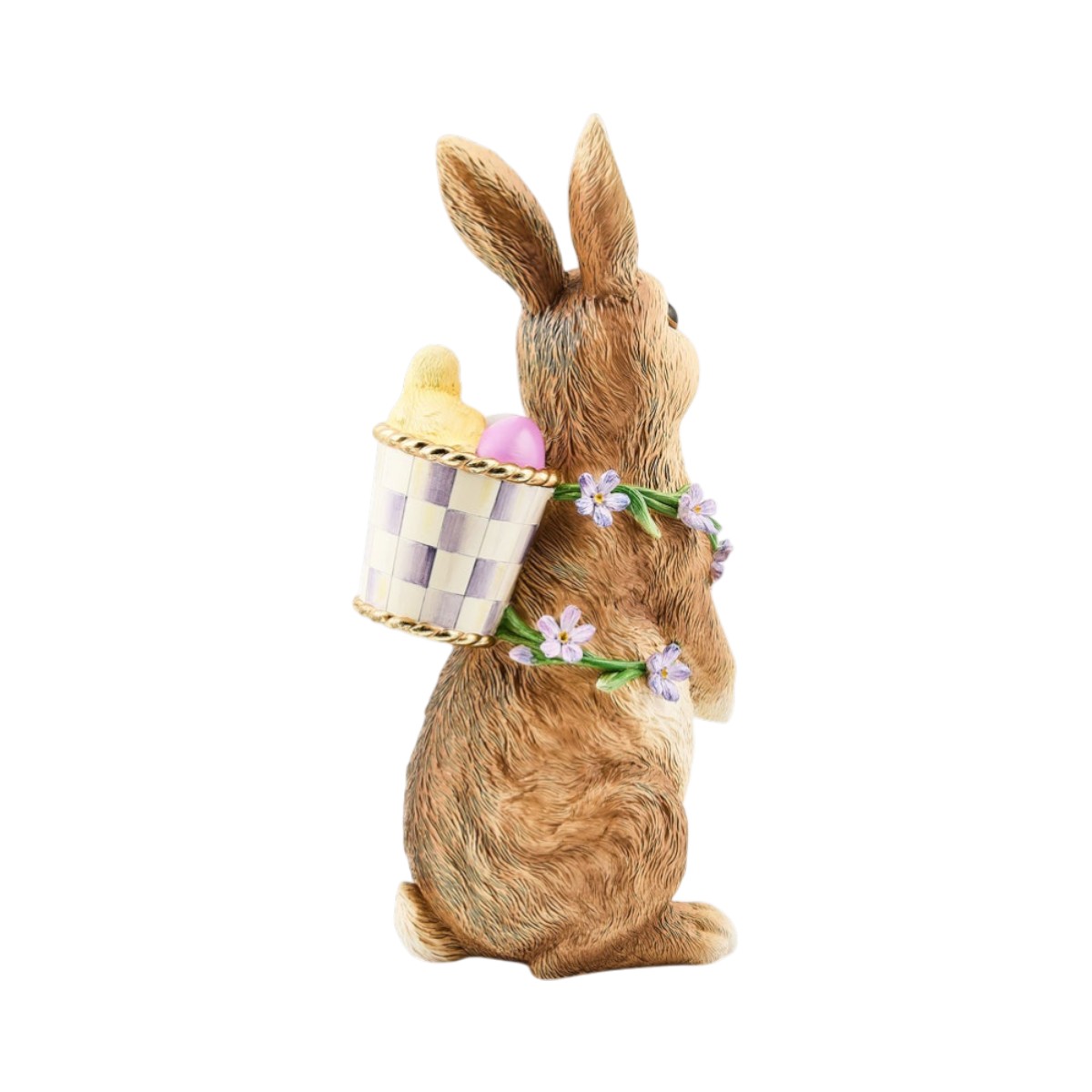 MacKenzie-Childs Pansy Party Bunny With Pack