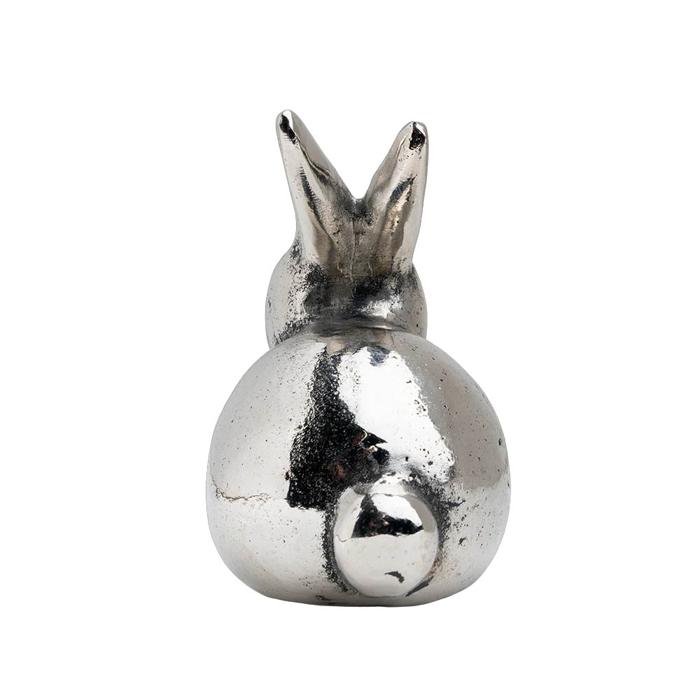 Jan Barboglio Conejito Bunny Figure, Nickel Finish