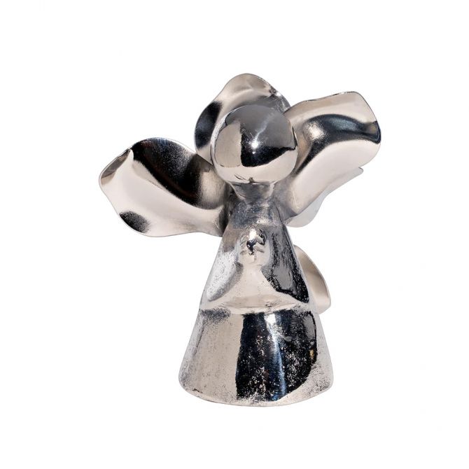 Jan Barboglio Florecita Figure, Nickel Finish
