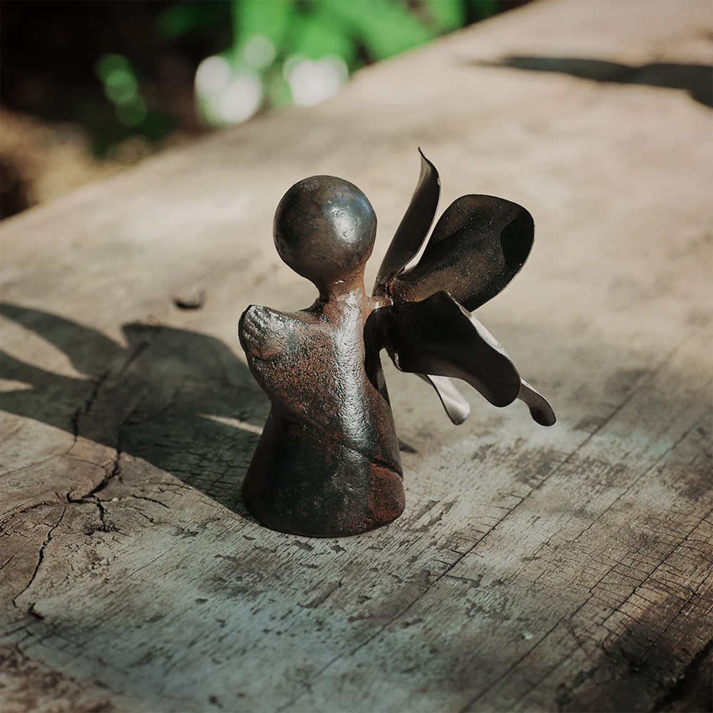 Jan Barboglio Florecita Figure, Natural Finish