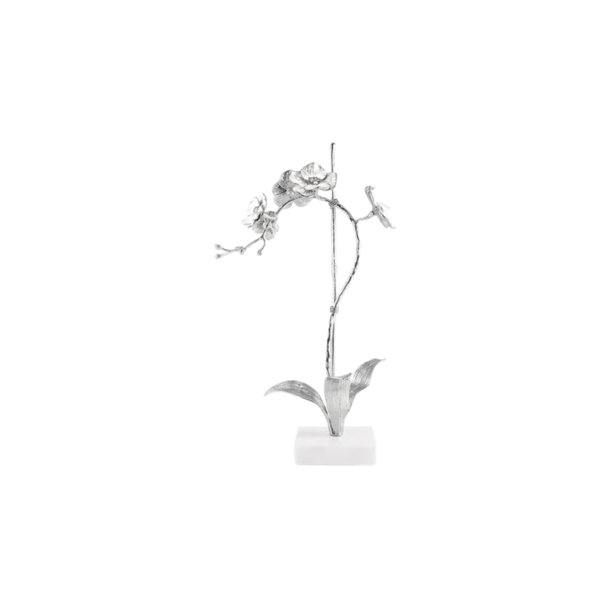 Michael Aram Silver Orchid Stem Sculpture, Small