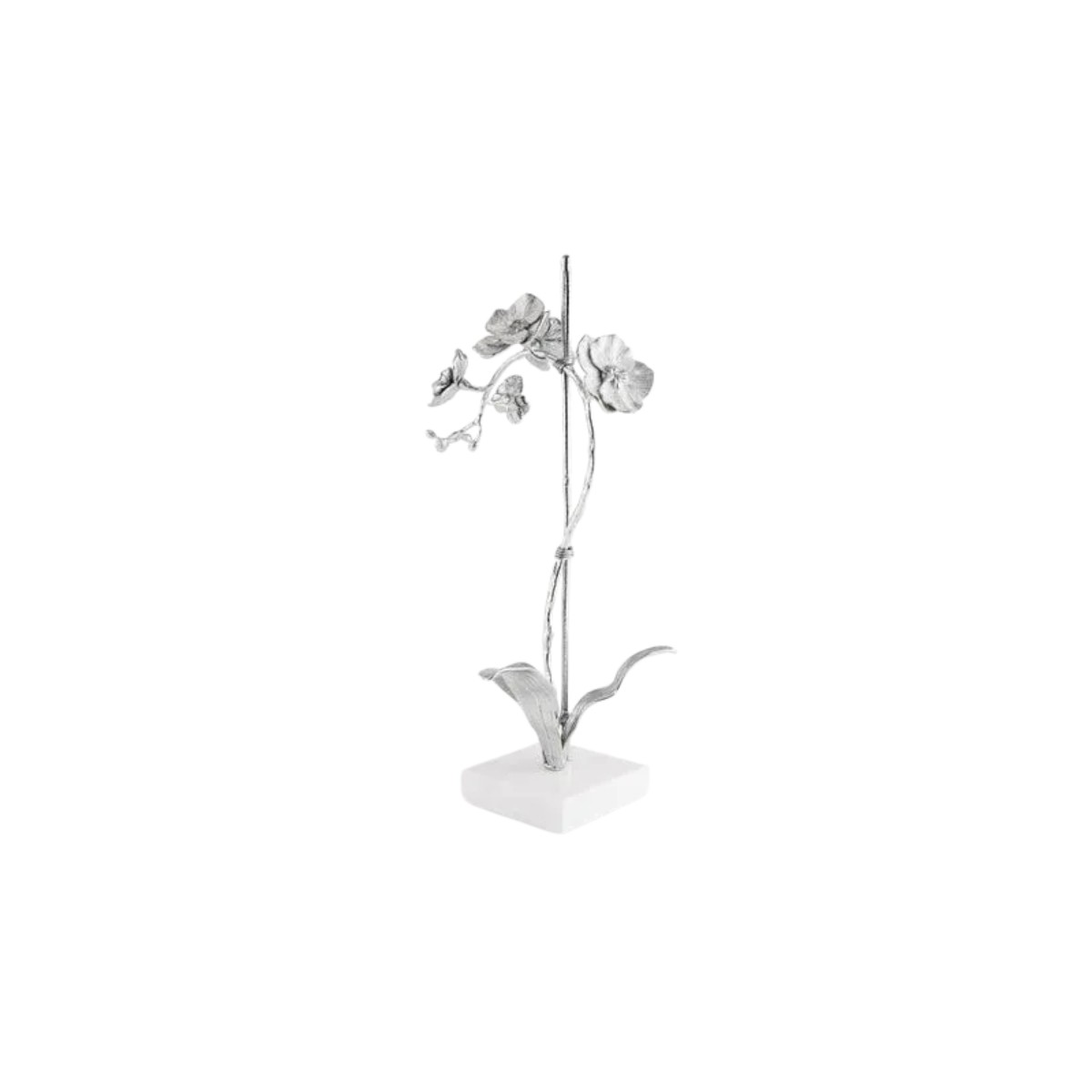 Michael Aram Silver Orchid Stem Sculpture, Small