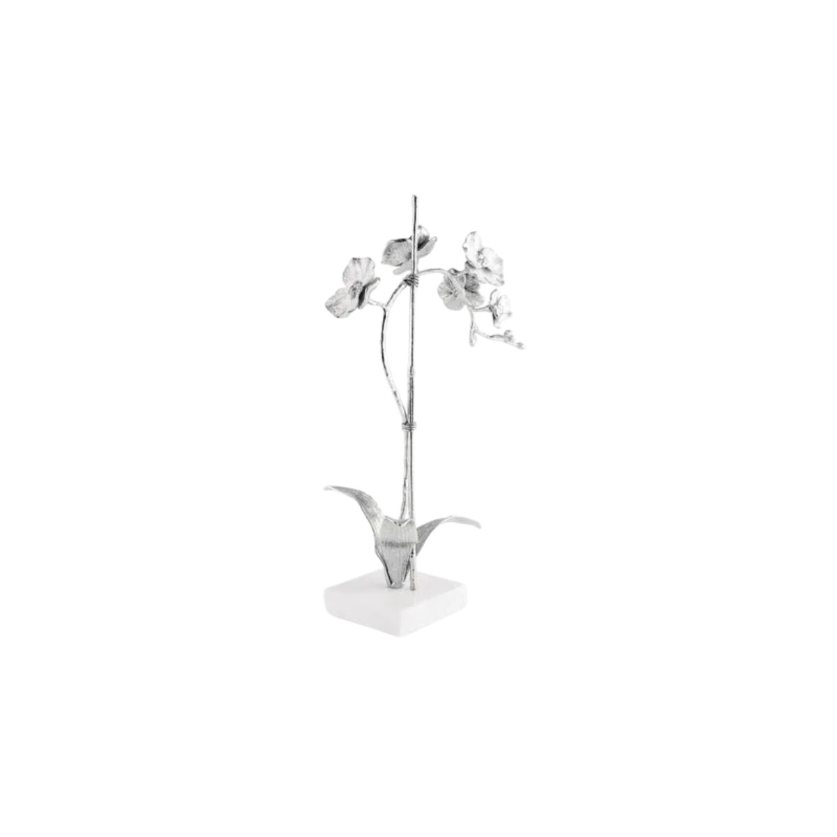 Michael Aram Silver Orchid Stem Sculpture, Small