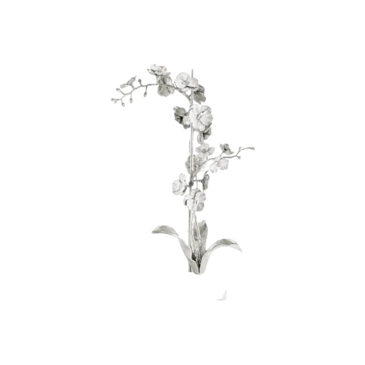 Michael Aram Silver Orchid Stem Sculpture, Large