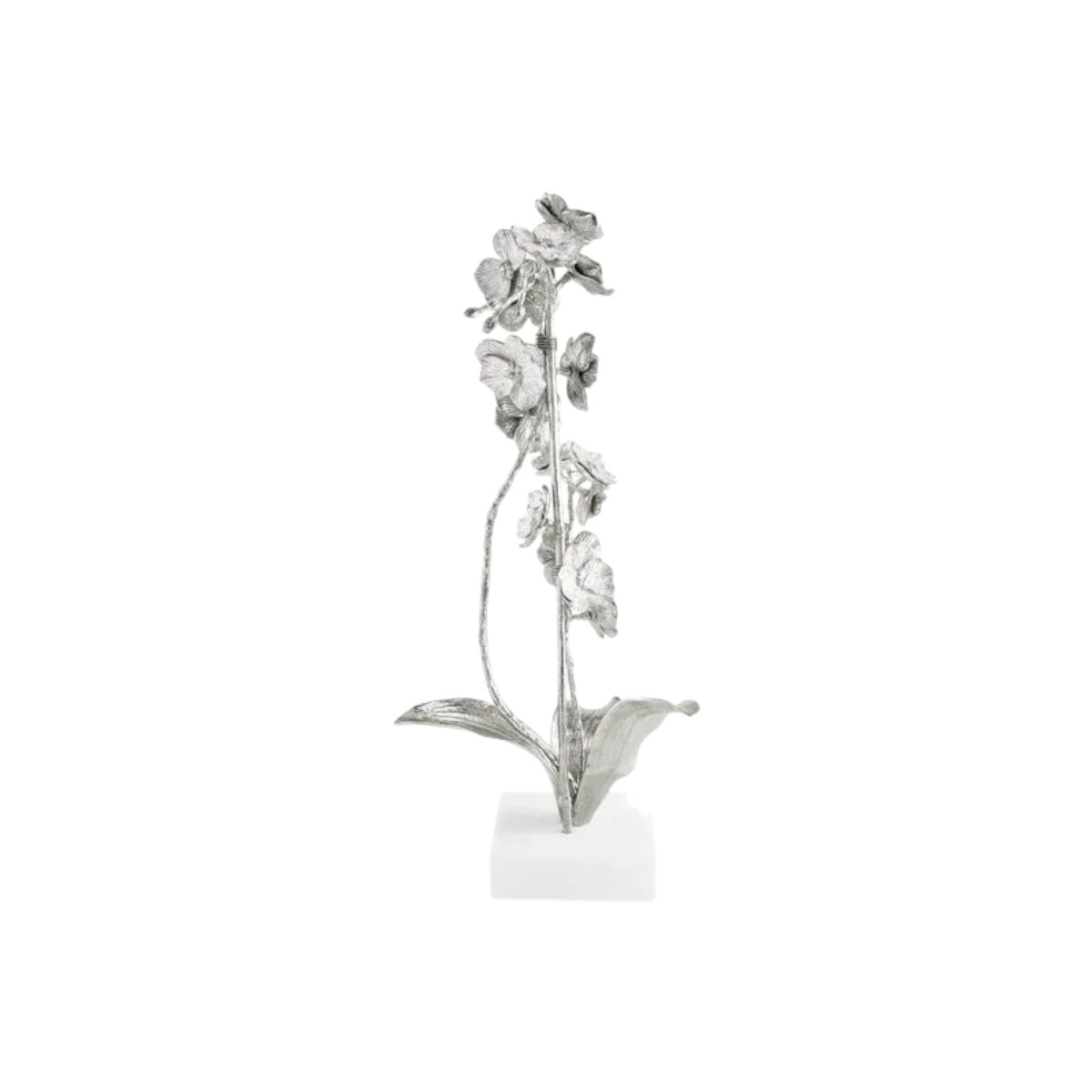 Michael Aram Silver Orchid Stem Sculpture, Large