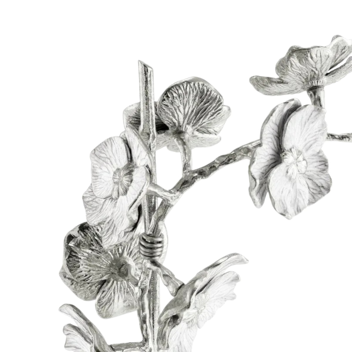 Michael Aram Silver Orchid Stem Sculpture, Large