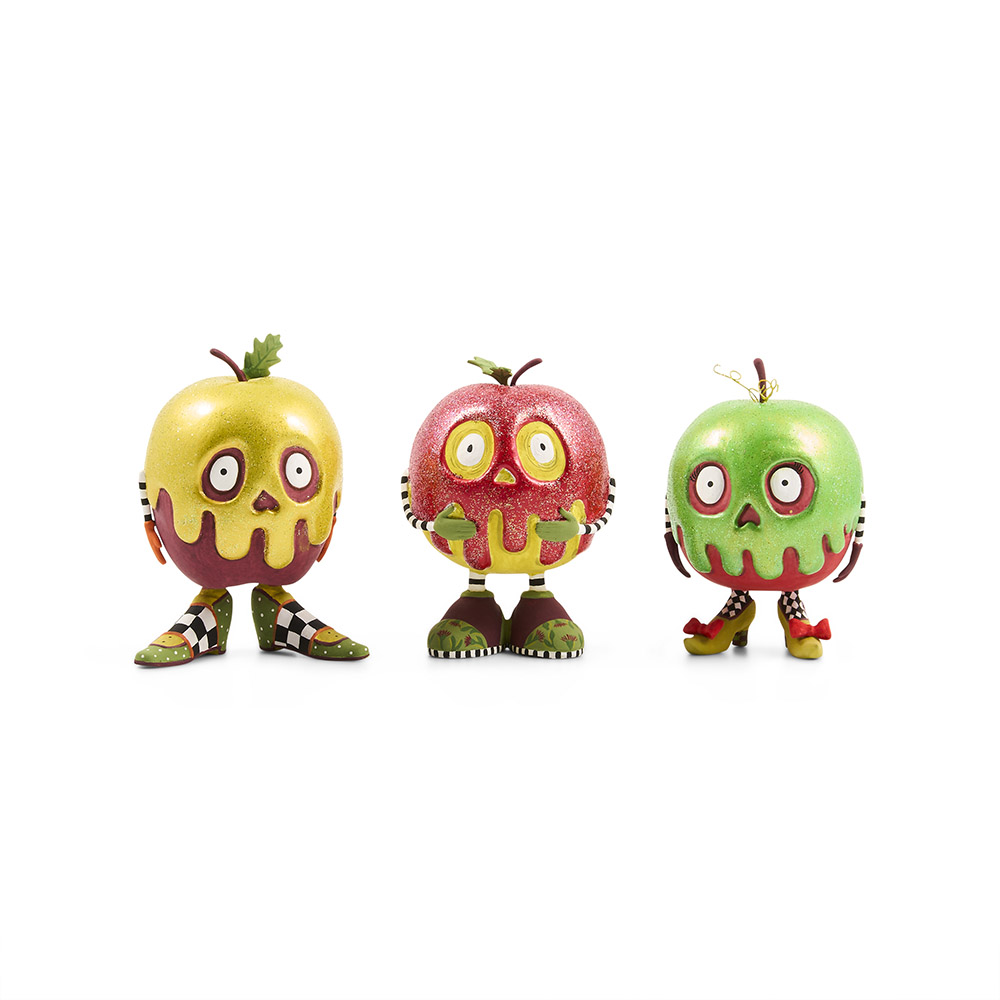 MacKenzie-Childs Patience Brewster Poison Apples, Set of 3