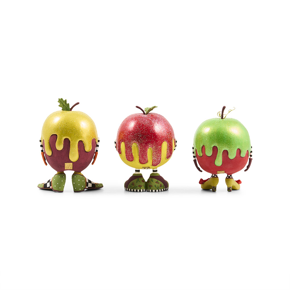 MacKenzie-Childs Patience Brewster Poison Apples, Set of 3