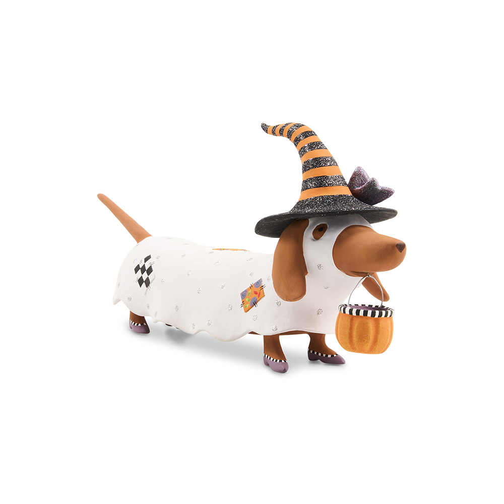 MacKenzie-Childs Patience Brewster Dottie The Dachshund Ghost Figure