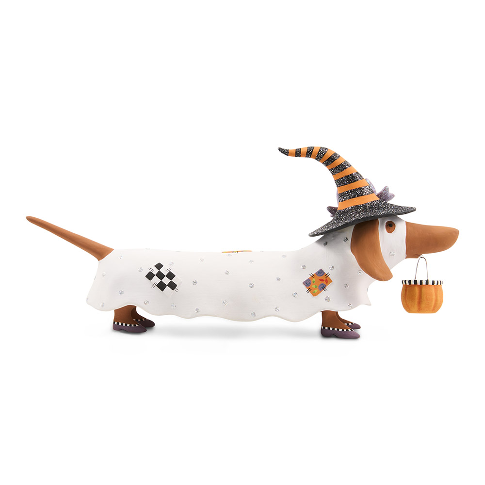 MacKenzie-Childs Patience Brewster Dottie The Dachshund Ghost Figure