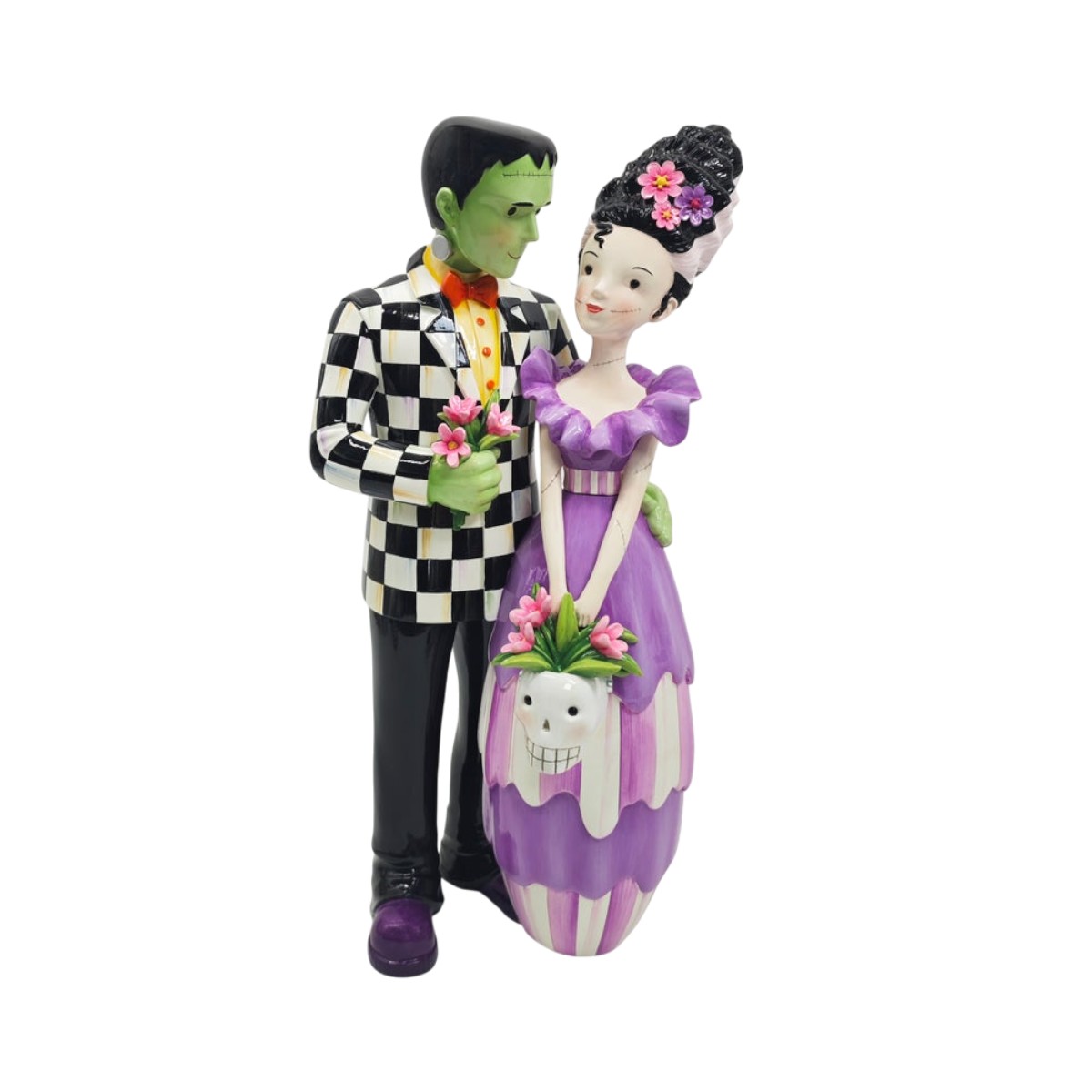 MacKenzie-Childs Glam 'O' Ween Frankie and Bride Figurine
