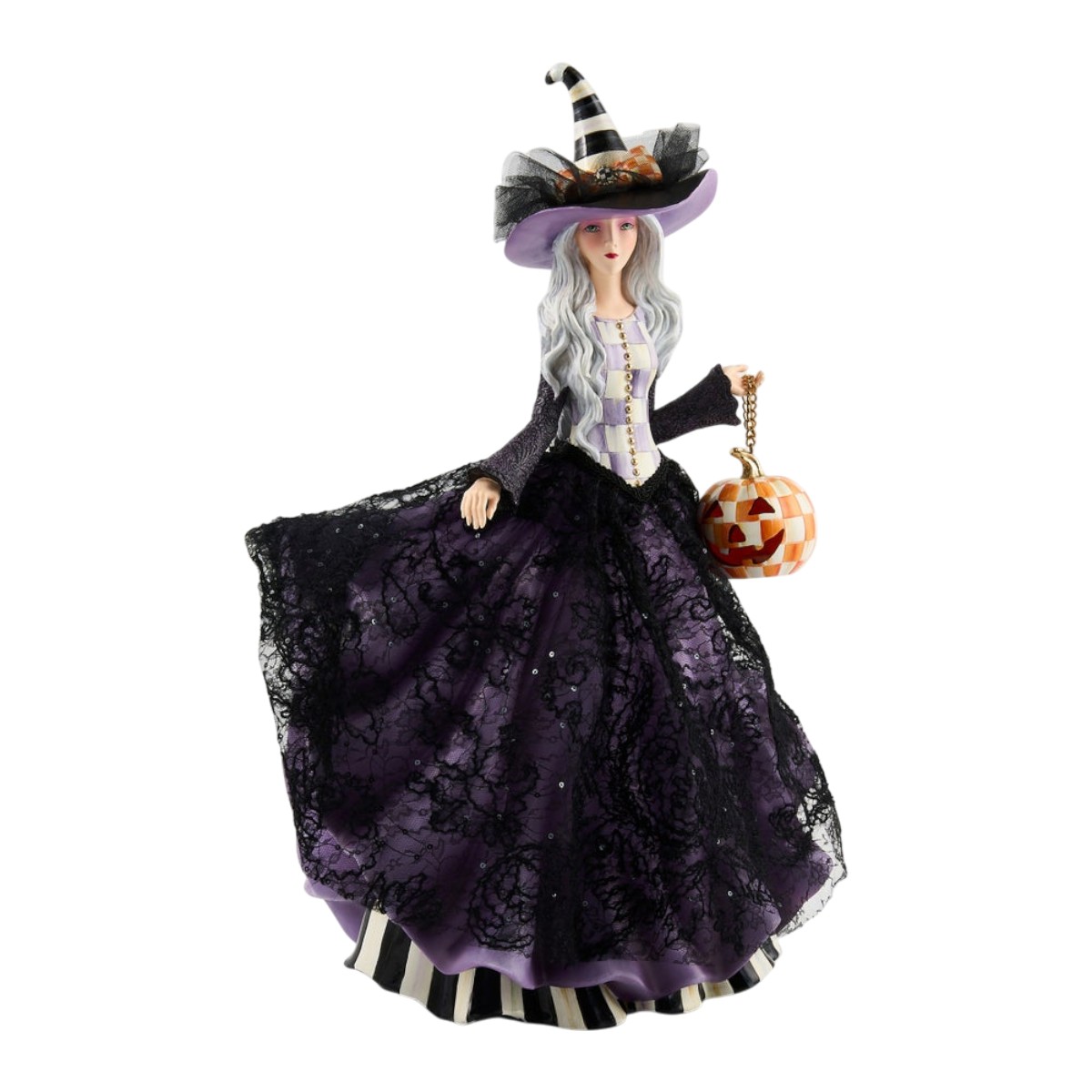 MacKenzie-Childs The Pumpkin Belle Witch Illuminated Figure