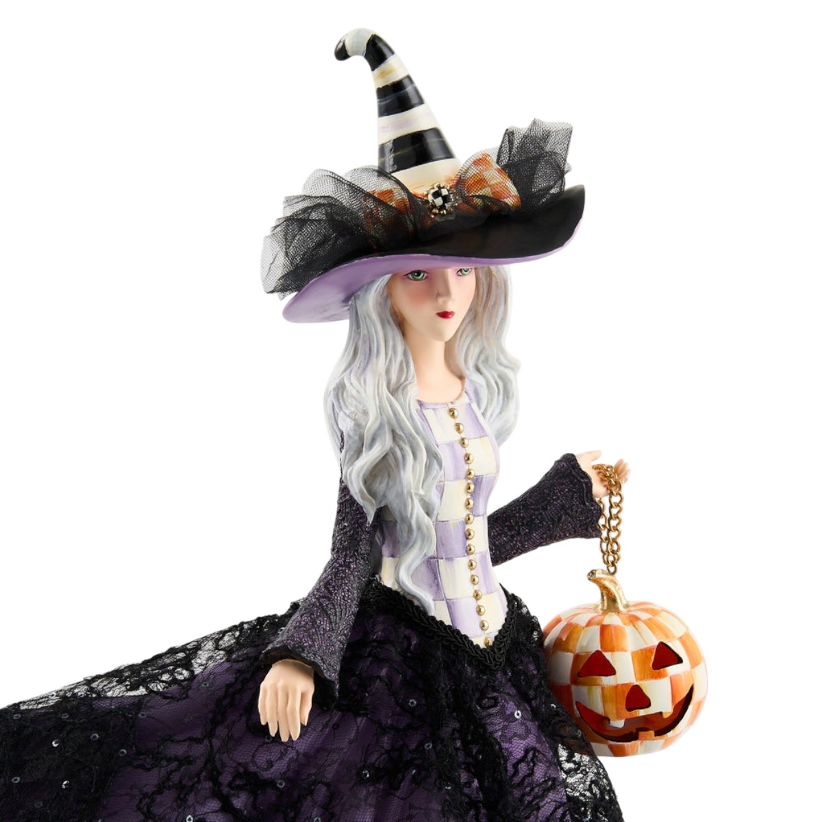 MacKenzie-Childs The Pumpkin Belle Witch Illuminated Figure