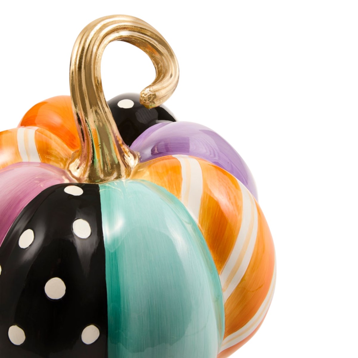 MacKenzie-Childs Whimsy Patchwork Pumpkin, Medium