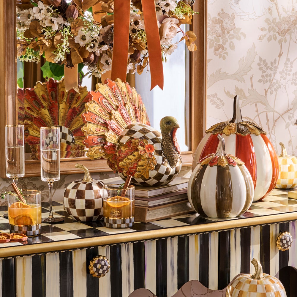 MacKenzie-Childs Harvest Glow Aurora Turkey