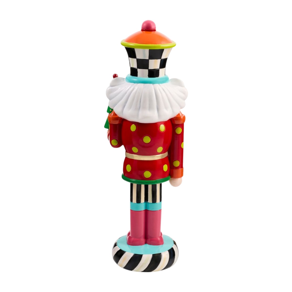 MacKenzie-Childs Confetti Christmas Resin Nutcracker