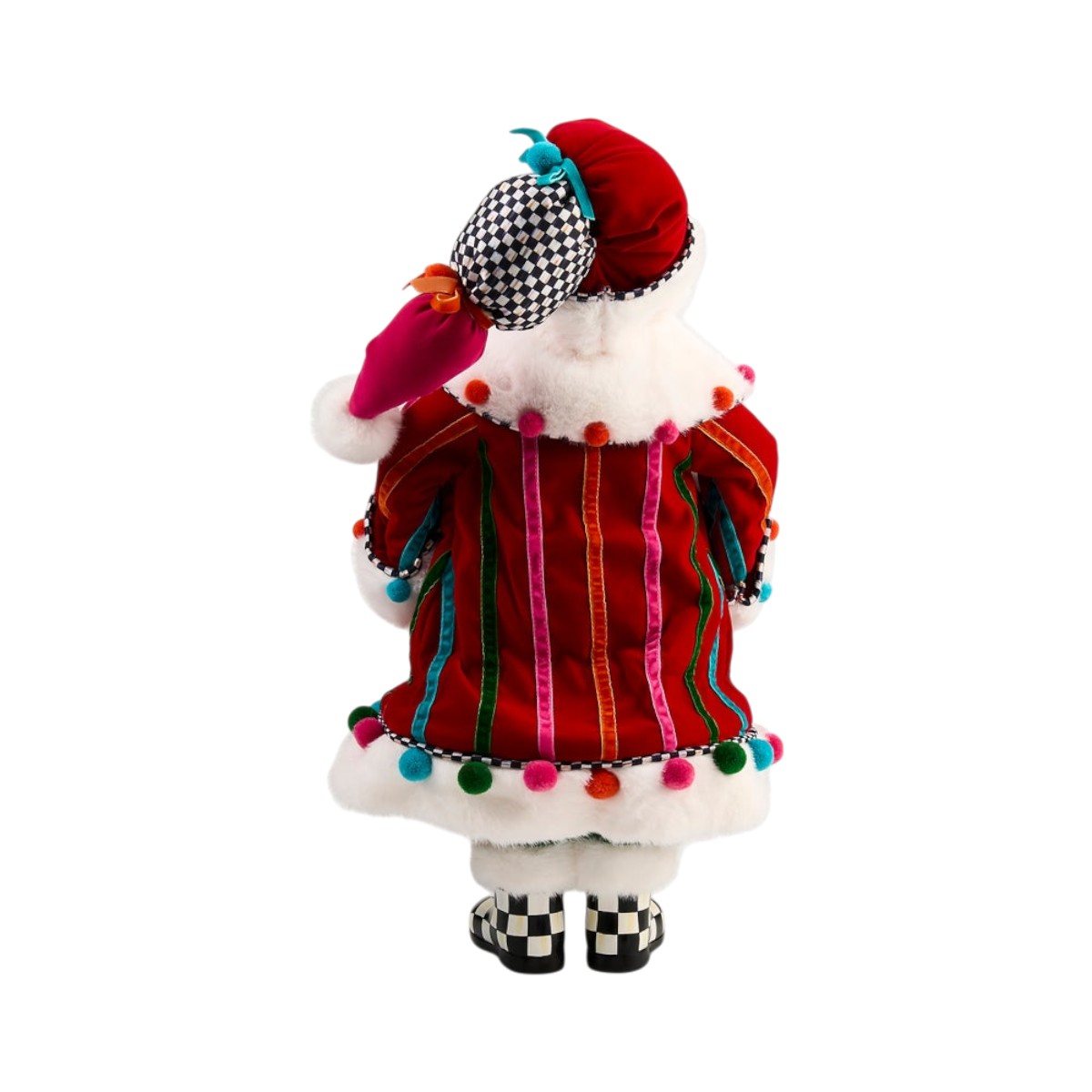 MacKenzie-Childs Confetti Christmas Fabric Santa