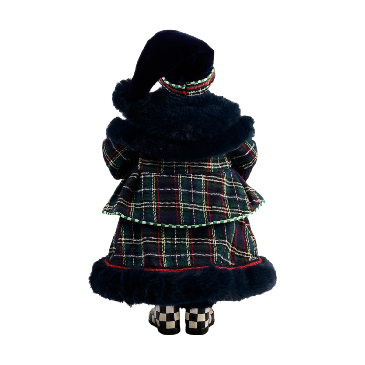 MacKenzie-Childs Timeless Tartan Fabric Santa