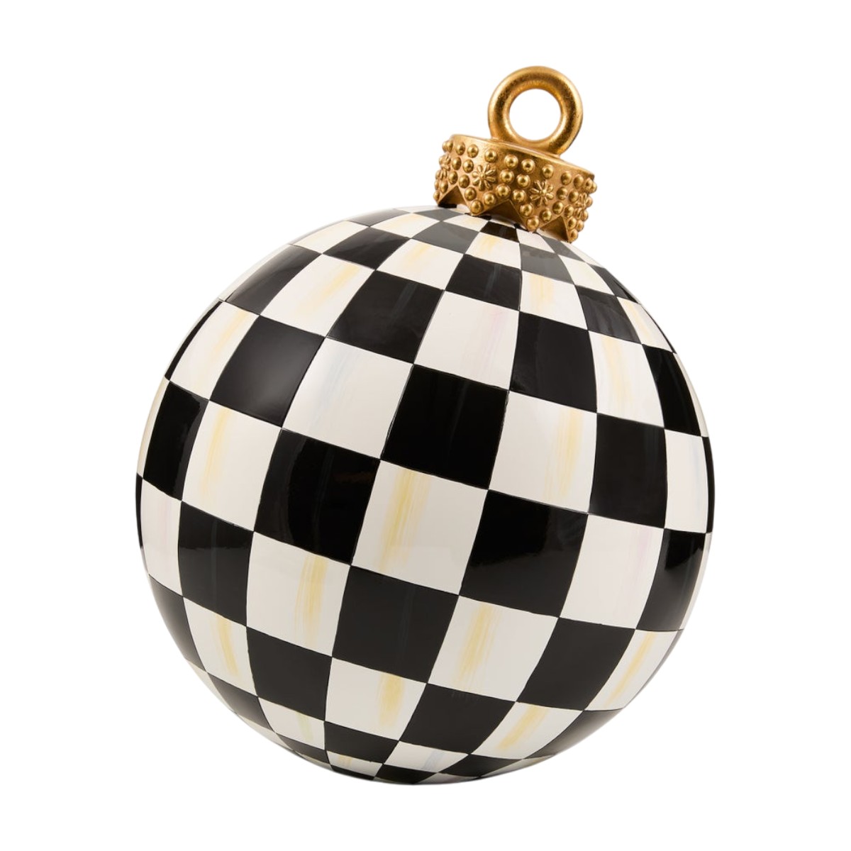 MacKenzie-Childs Courtly Check Tabletop Ornament, Large