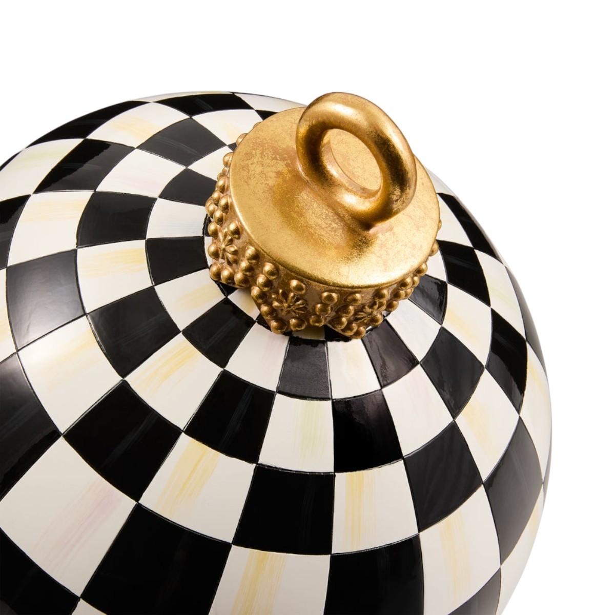 MacKenzie-Childs Courtly Check Tabletop Ornament, Large