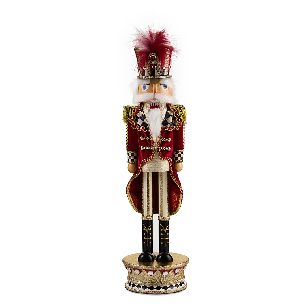 MacKenzie-Childs Traditional Christmas Wood Nutcracker
