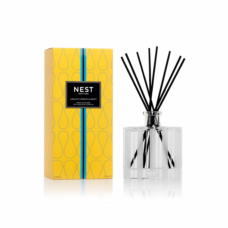 NEST New York Amalfi Lemon & Mint Reed Diffuser Candle