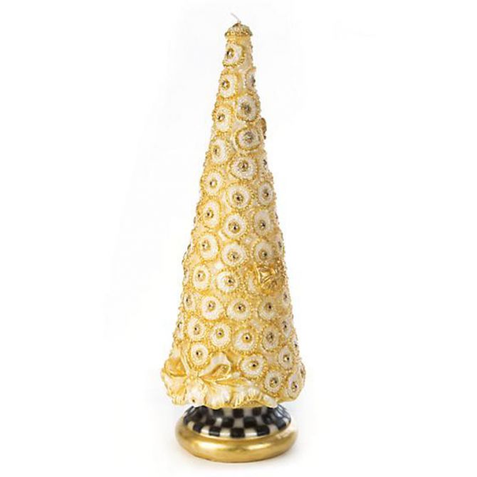 MacKenzie-Childs Golden Tree Candle, 16"