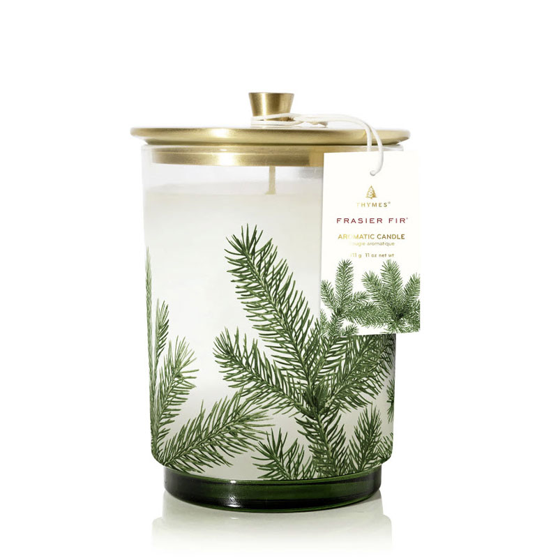 Thymes Frasier Fir Heritage Medium Pine Needle Luminary Candle