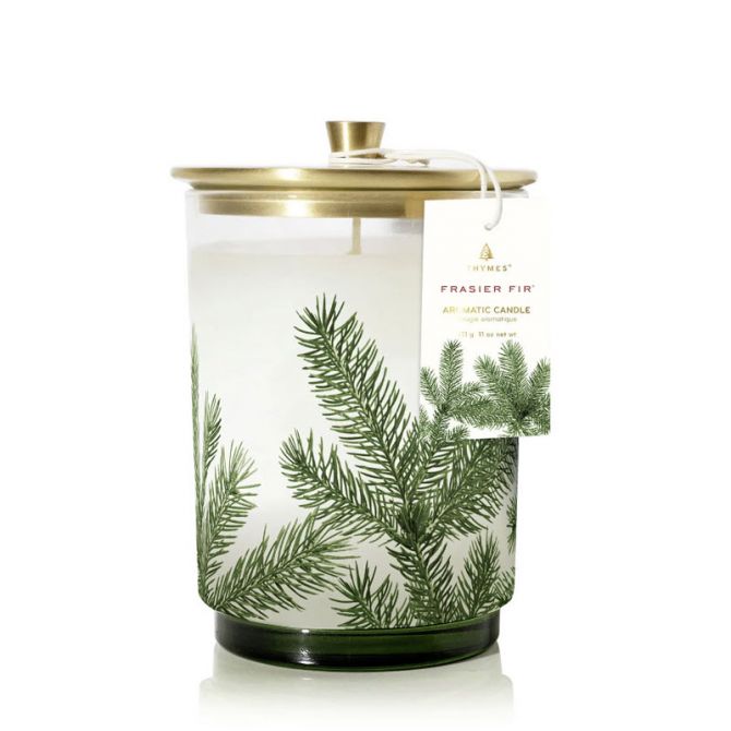 Thymes Frasier Fir Heritage Medium Pine Needle Luminary Candle