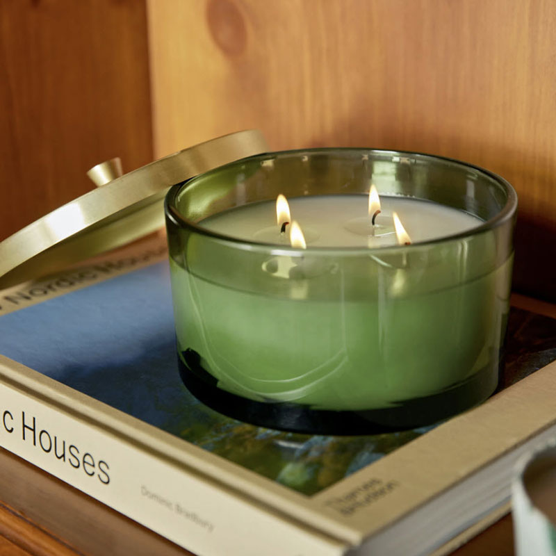 Thymes Frasier Fir Green 4-Wick Candle
