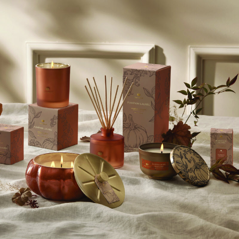 Thymes Pumpkin Laurel Pura Diffuser Refill, Single