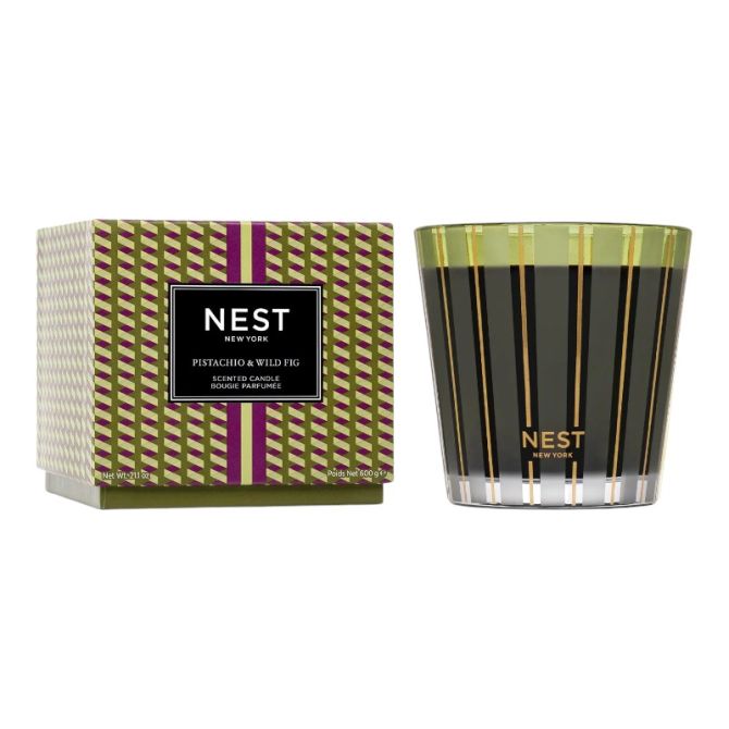 NEST New York Pistachio & Wild Fig 3 Wick Candle