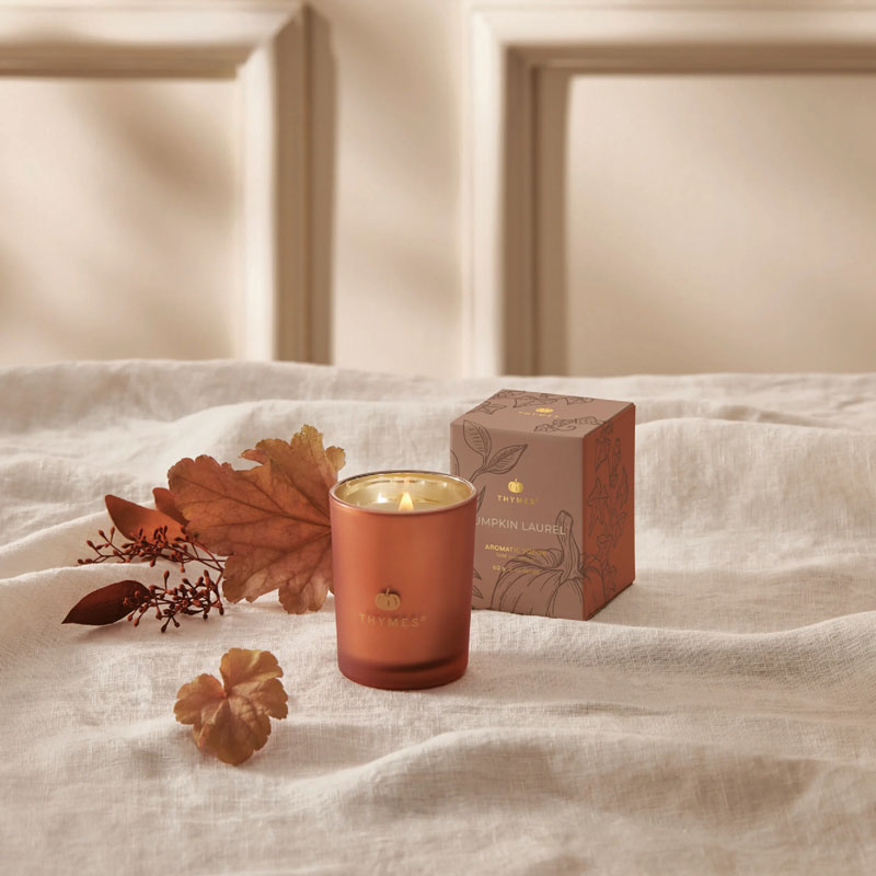 Thymes Pumpkin Laurel Candle Votive