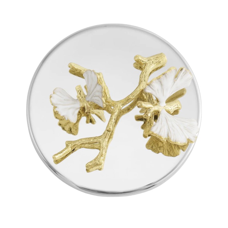 Michael Aram Butterfly Ginkgo Yellow Gold Candle