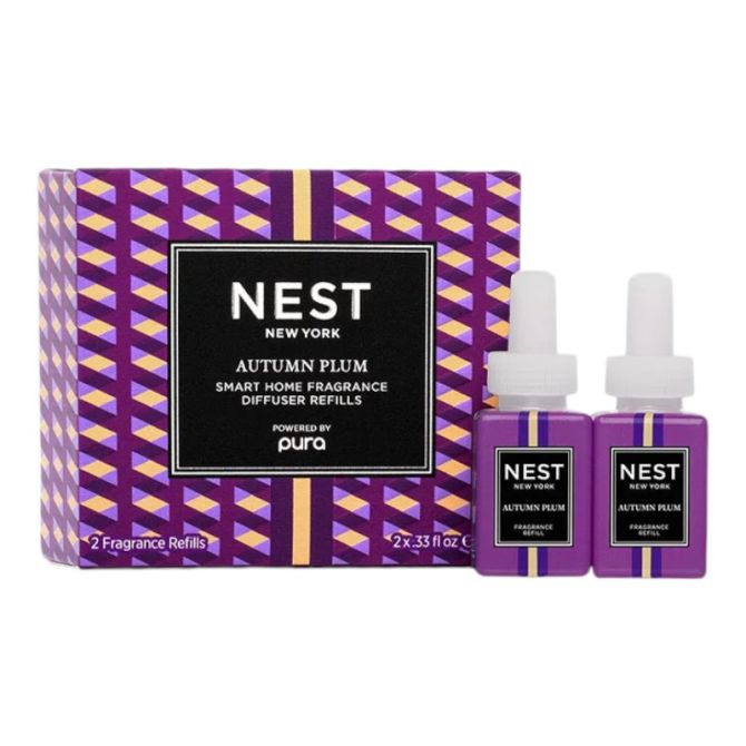 NEST New York Autumn Plum Refill Duo for NEST x Pura Smart Home Fragrance Diffuser, Smart Vials