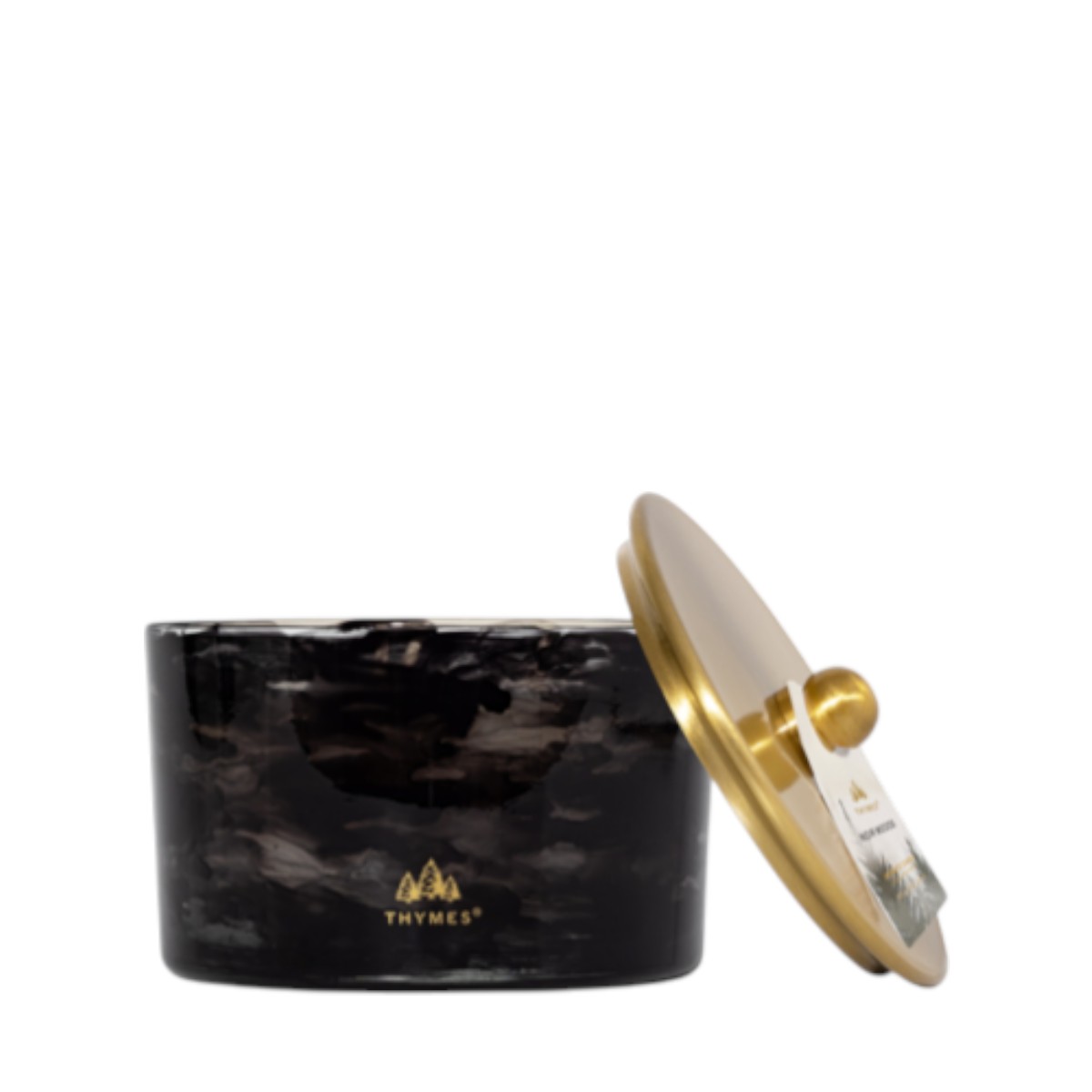 Thymes Noir Woods Poured 3 Wick Candle, Large