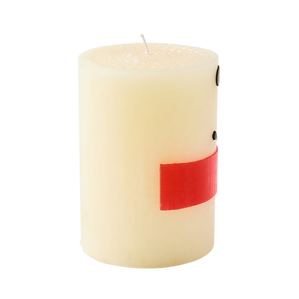 MacKenzie-Childs Snowman Pillar Candle, 4