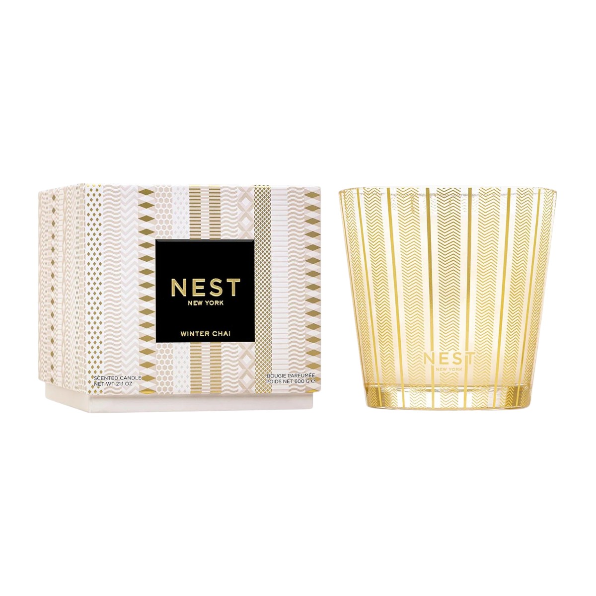 Nest Winter Chai Candle, 3-Wick