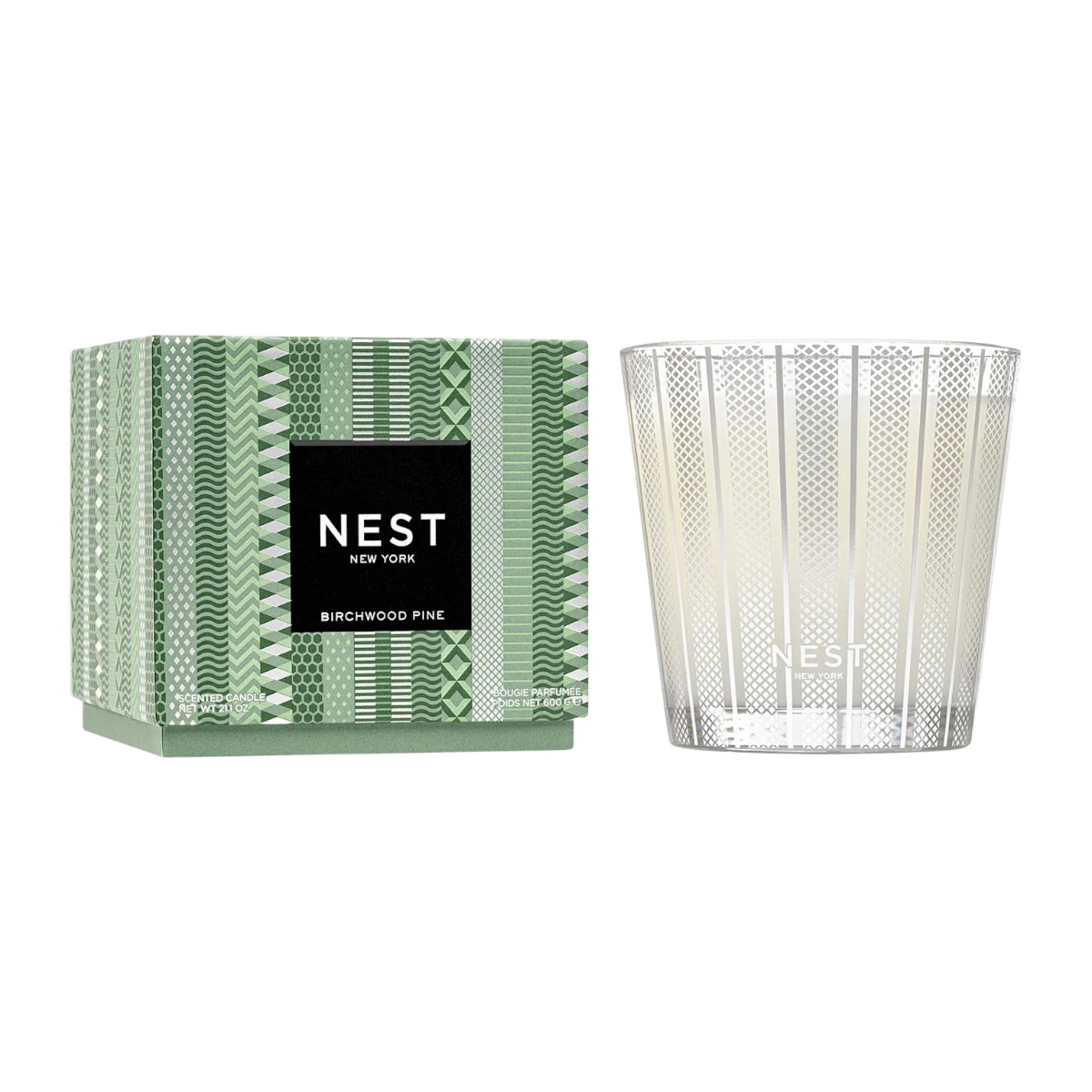 NEST New York Birchwood Pine Candle, 3 Wick