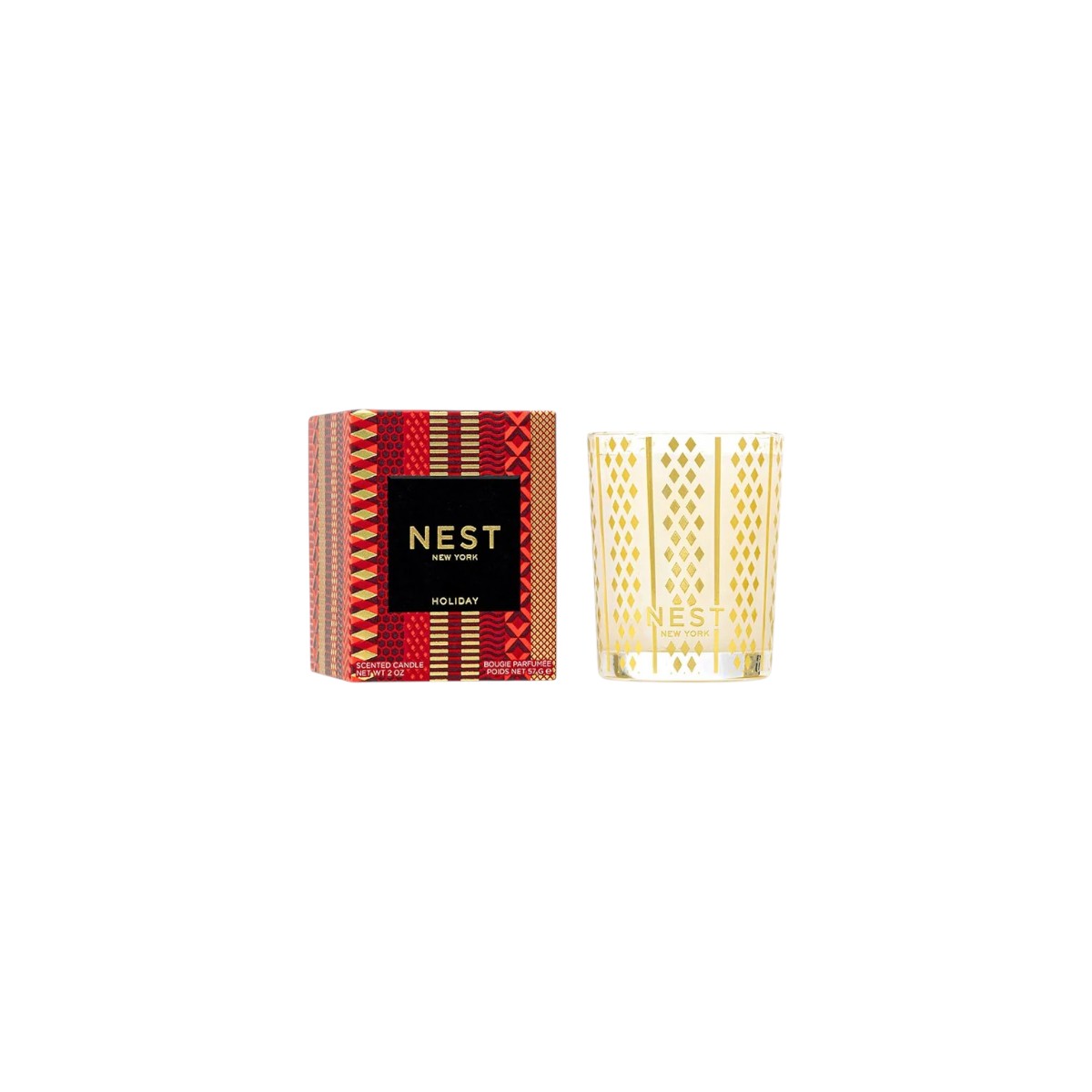 Nest Holiday Candle, Votive