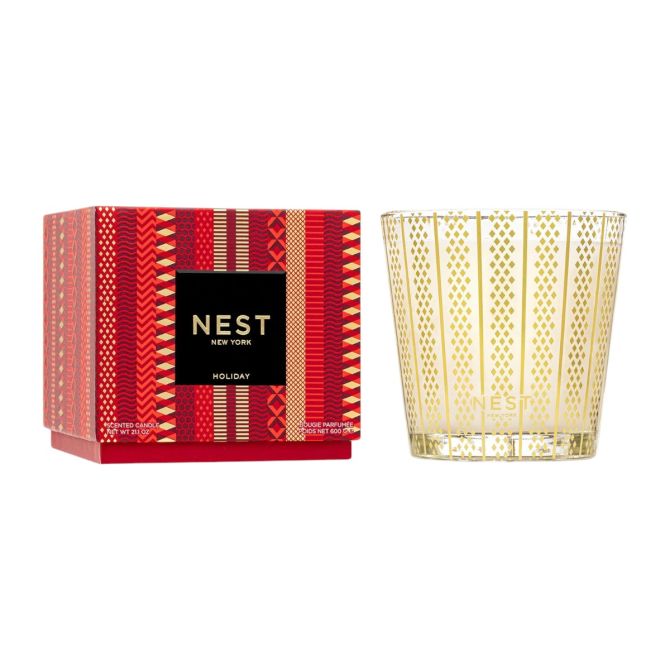 Nest Holiday Candle, 3-Wick