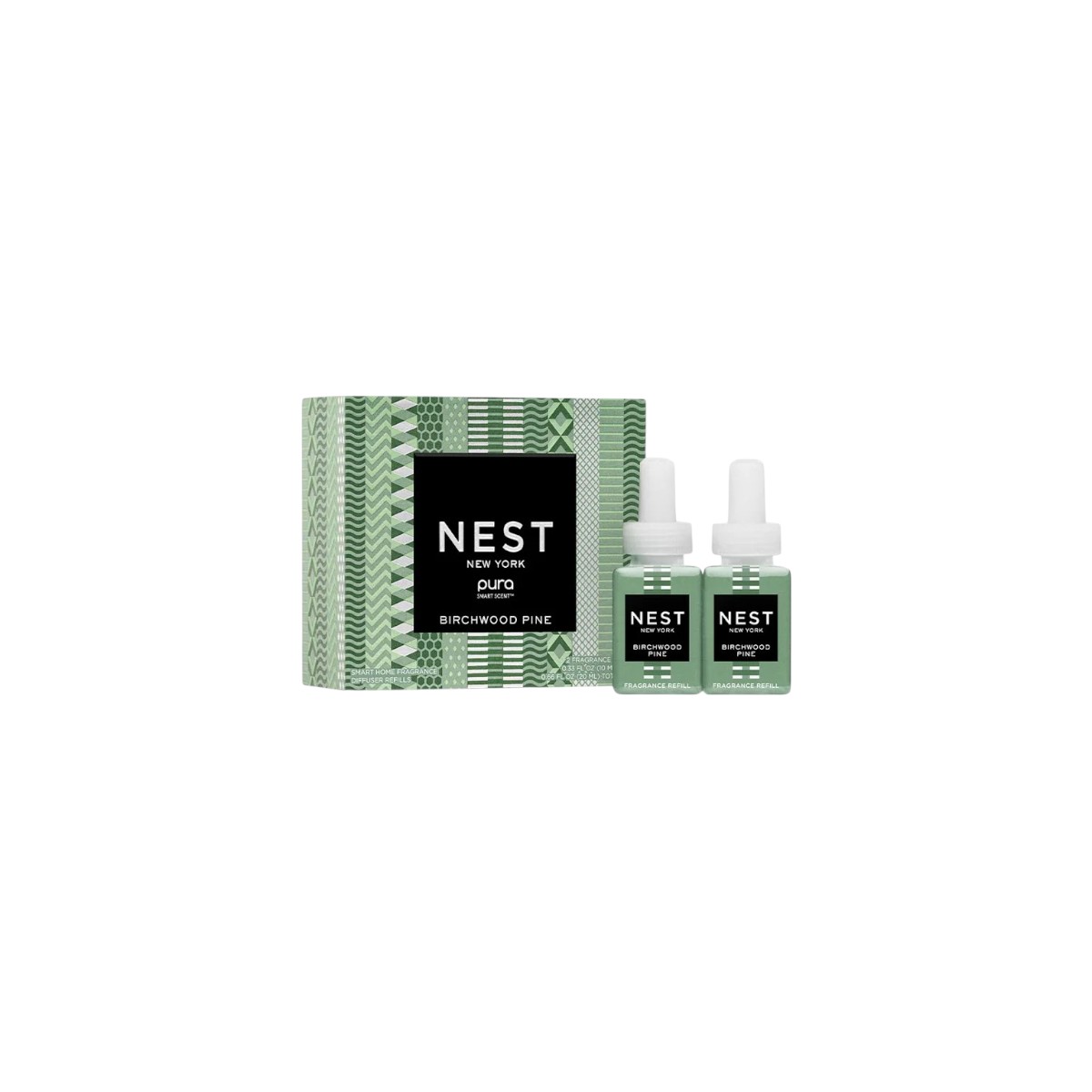 Nest Birchwood Pine Refill Duo For Nest x Pura Smart Home Diffuser, Smart Vials