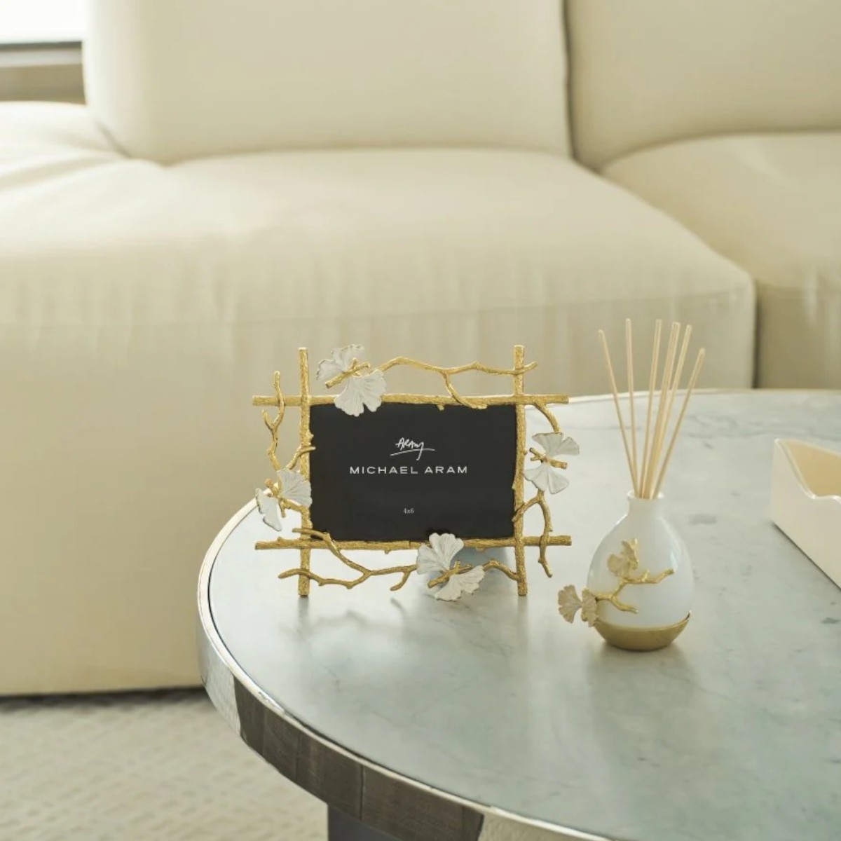 Michael Aram Butterfly Gingko Gold Scented Reed Diffuser