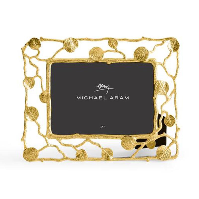Michael Aram Botanical Leaf Gold Frame, 5x7 Borsheims