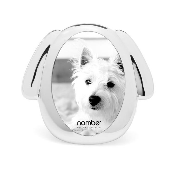 Nambe Dog Frame, 3x5
