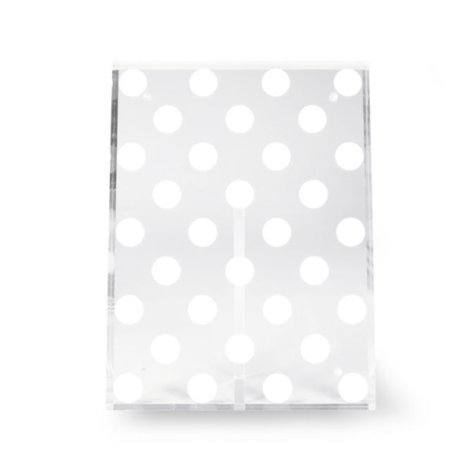 Kate Spade 4x6 Picture Frame, White dot
