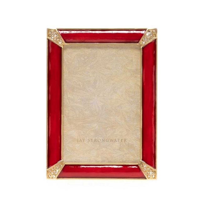 Jay Strongwater Leonard PavÃÆÃâÃâÃÂ© Corner Frame, 4x6