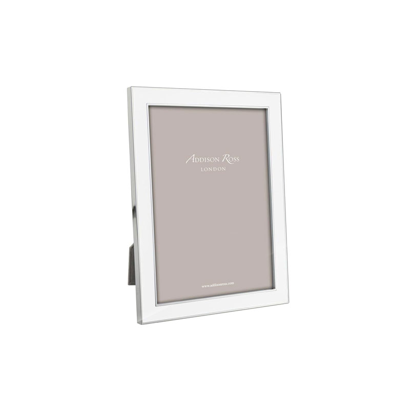 Addison Ross White Enamel Picture Frame, 4x6