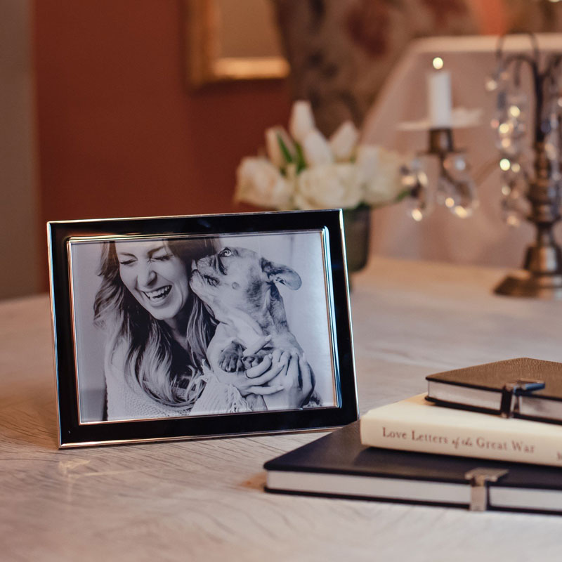 Addison Ross Black Enamel Picture Frame, 8x10